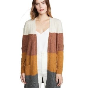 Madewell Color Block Cardigan Size M